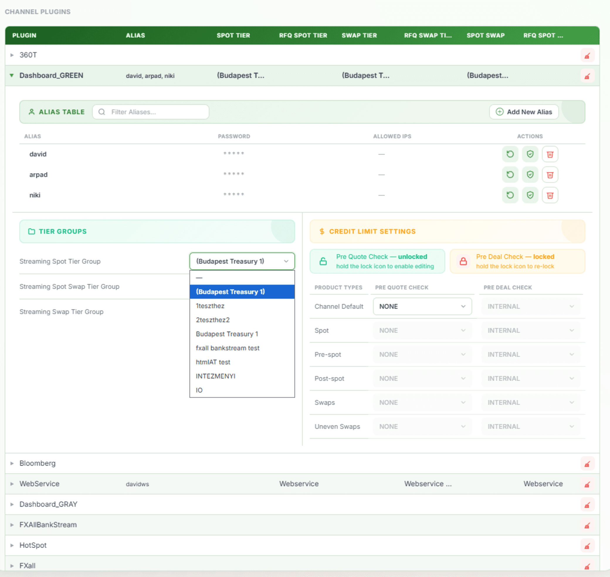 Price Engine Console: Channel Plugins